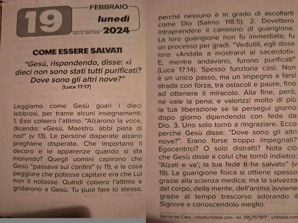 Meditazione 19.02