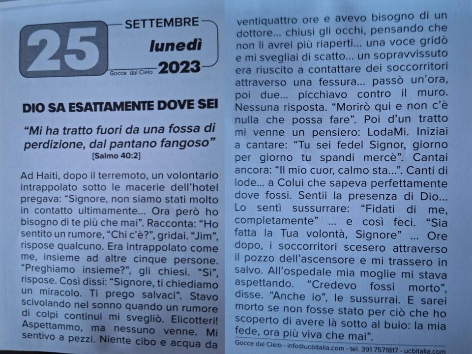 Meditazione 25.09