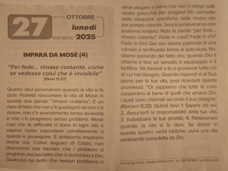 Meditazione 27.10