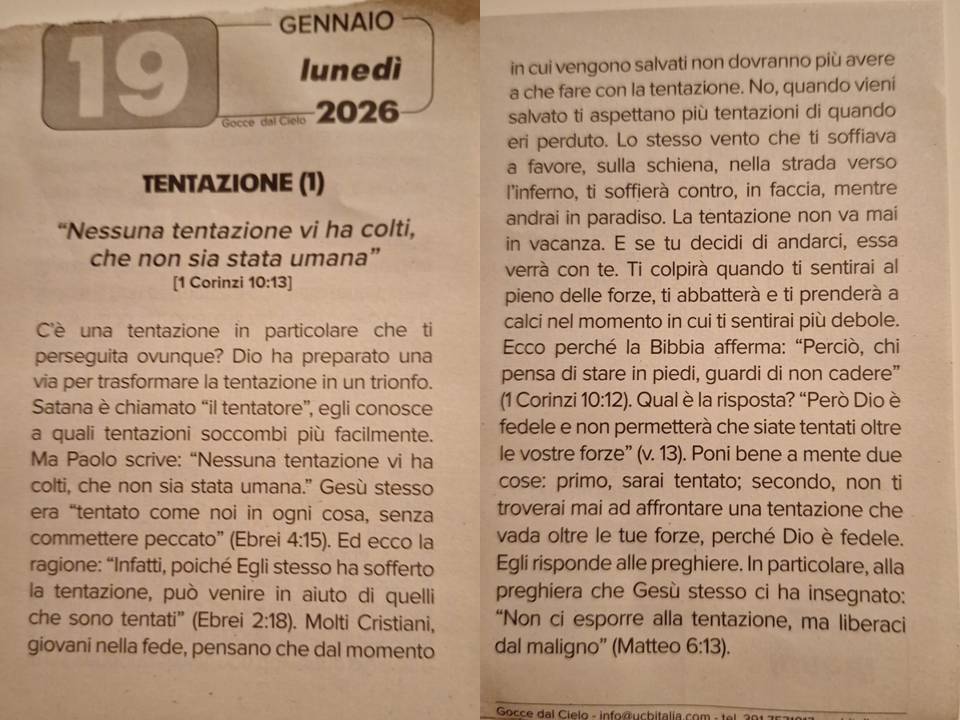 meditazione 19.01 26