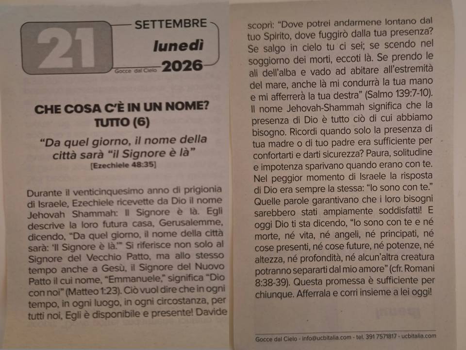 meditazione 21.09